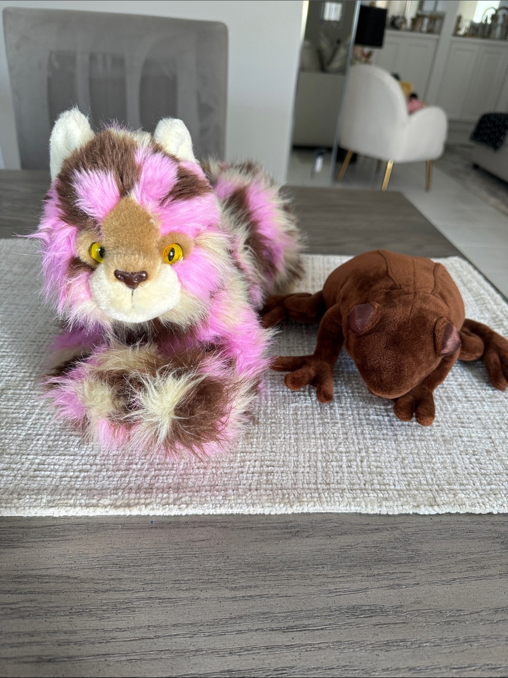 Warner Bros. Harry Potter Pink and Brown Fluffy Plush
